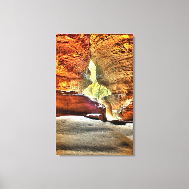 Rockhouse, Hocking Hills, Ohio Canvas Print (Front)