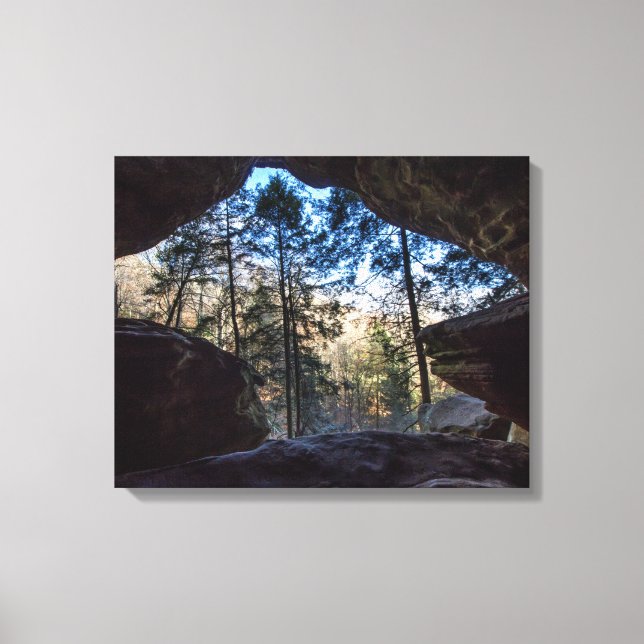 Rockhouse, Hocking Hills State Park, Ohio Canvas Print (Front)