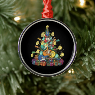  Rockin' Around The Christmas Tree - Electric  Metal Ornament