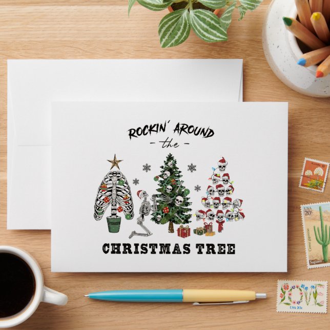 Rockin Around The Christmas Tree Envelope (Desk)