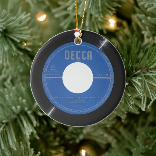 Rockin' Around The Christmas Tree Xmas Ornament (Tree)