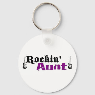 Rockin Aunt Keychain
