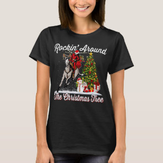 Rockin autour de l'arbre de Noël T-shirt Funny Pèr