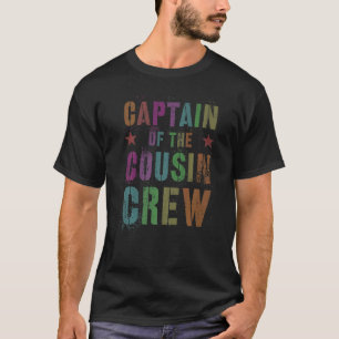 Rockin' Captain Of The Cousin Crew Grandma Grandp T-Shirt
