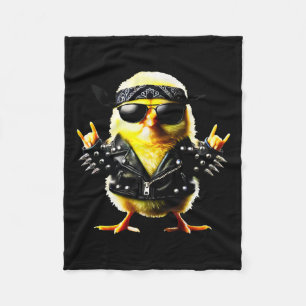 Rockin' Chick Biker Easter Fleece Blanket