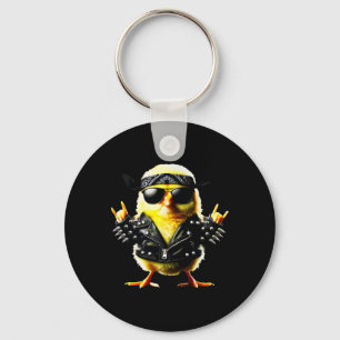 Rockin' Chick Biker Easter  Keychain
