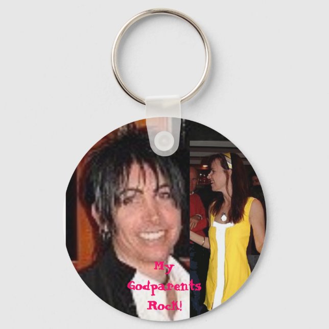 Rockin Godarents Keychain (Front)