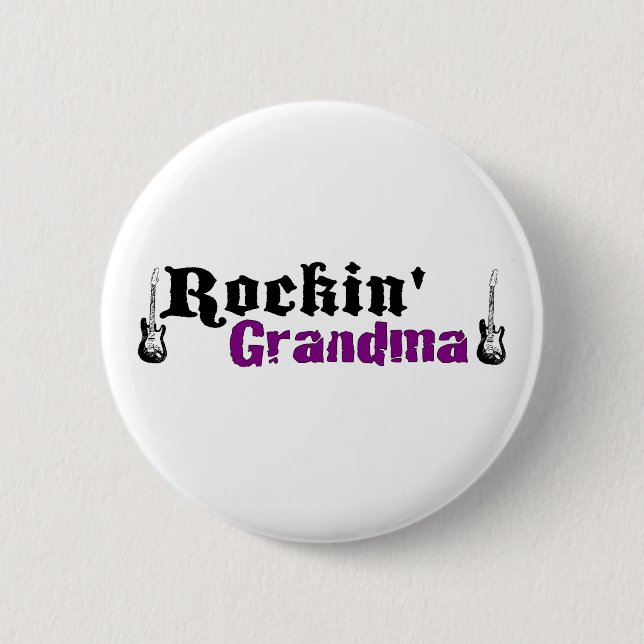 Rockin Grandma 2 Inch Round Button (Front)