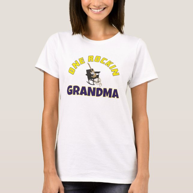 Rockin' Grandma Novelty T-Shirt (Front)