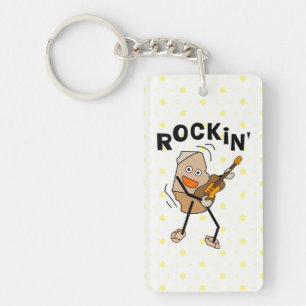 Rockin' Guitar Keychain