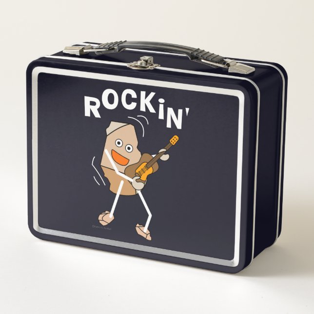 Rockin' Guitar Metal Lunch Box (Front)