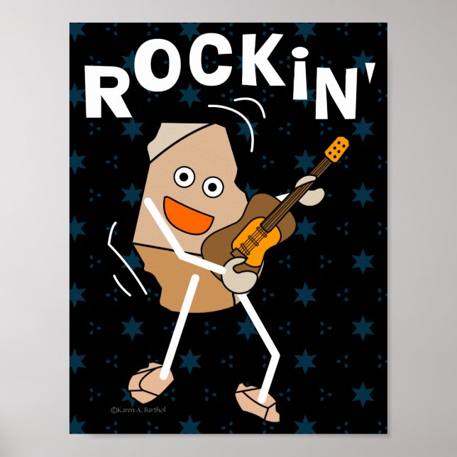 Rockin' Guitar Poster (Front)
