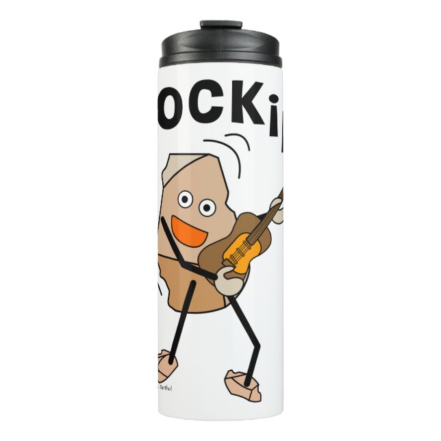 Rockin' Guitar Thermal Tumbler (Front)