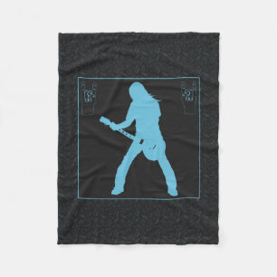 Rockin' Guitarist Small Blanket