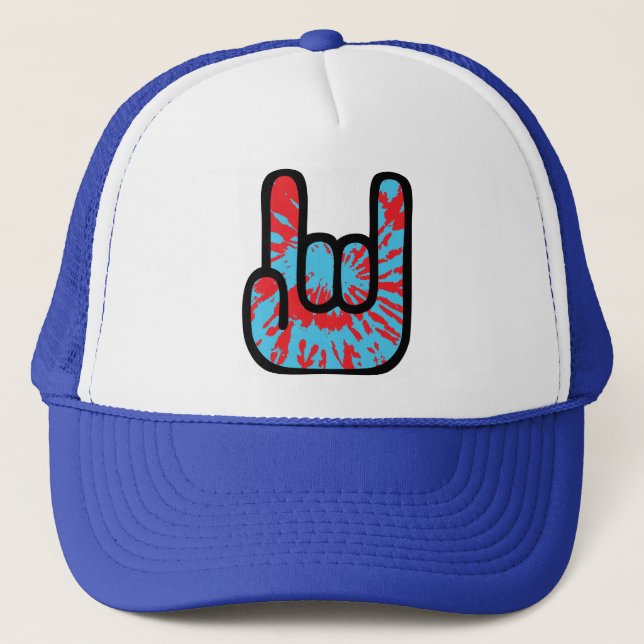 Rockin Hippie Trucker Hat (Front)