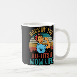 Rockin Jiu Jitsu Mom Life BJJ Brazillian Jujitsu Coffee Mug