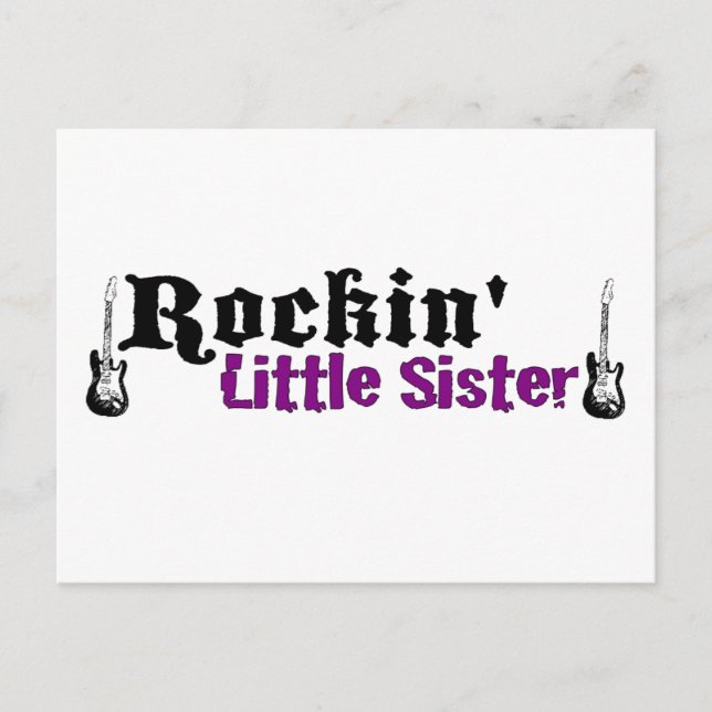 Rockin Little Sister Postcard (Front)