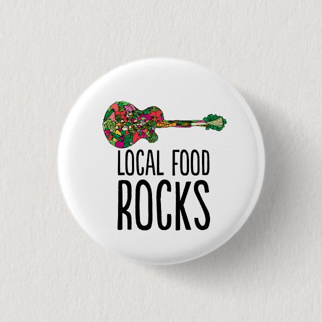 Rockin' Local Food Button (Front)