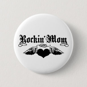 Rockin' Mom 2 Inch Round Button