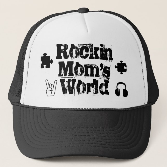 Rockin Moms World hat (Front)