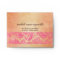 Rockin' Pink Damask Lace Printed RSVP Envelope