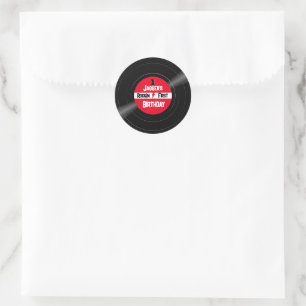 Rockin Premier Anniversaire Vinyl Record Étiquette