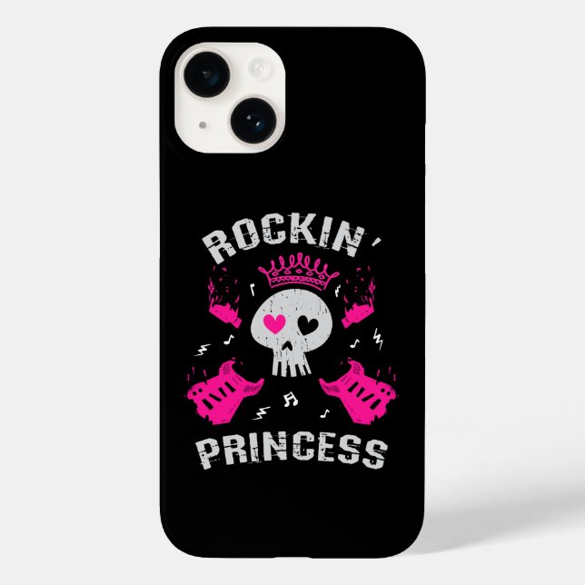 Rockin' Princess Case-Mate iPhone Case (Back)