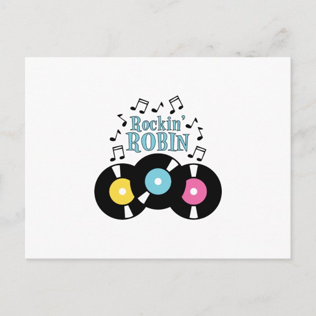 Rockin' Robin Postcard (Front)