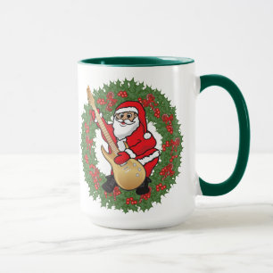 Rockin' Santa Skull Mug