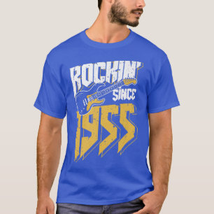 Rockin' Since 1955 Vintage Rock Music Fan 67th Bir T-Shirt