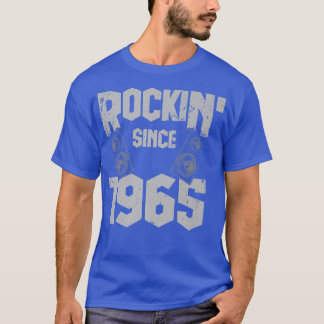 Rockin' Since 1965 Vintage Rock Music Fan 57th Bir T-Shirt