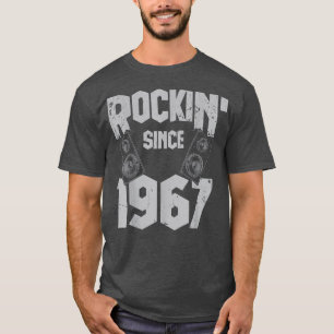Rockin' Since 1967 Vintage Rock Music Fan 55th Bir T-Shirt