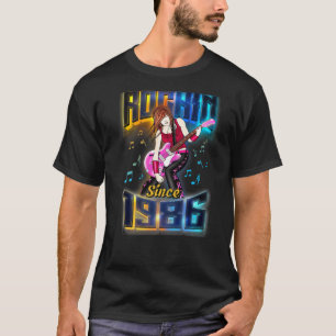 Rockin Since 1986 Rock Music 36th Birthday T-Shirt