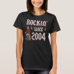 Rockin Since 2004 Rock Music  18th Birthday 1 T-Shirt<br><div class="desc">Rockin Since 2004 Rock Music  18th Birthday 1</div>