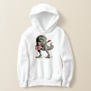 Rockin' T-Rex: Dinosaur Playing Electric Guitar
