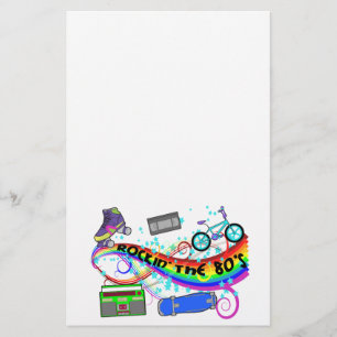 Rockin The 80s Stationery