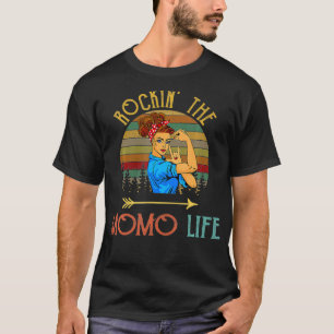 Rockin The Momo Life Grandparents Day Gift For Mom T-Shirt