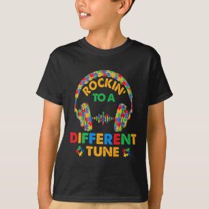 Rockin' To A Different Tune Autistic Awareness Kid T-Shirt