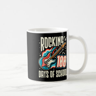 Rocking 100 Days Of School Retro 100th Day Of Scho Coffee Mug