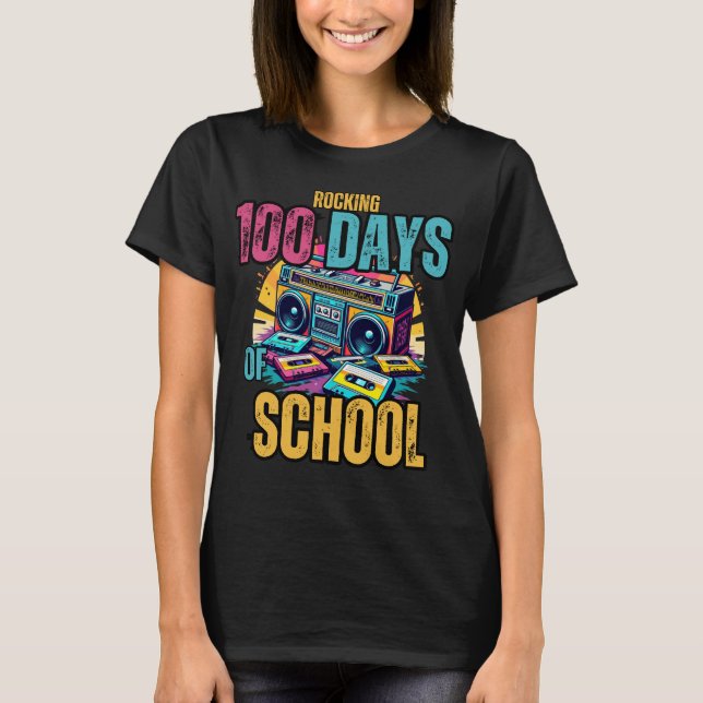 Rocking 100 Days of School T-Shirt (Front)