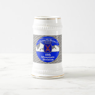 Rocking 10th Mountain Division “Climb To Glory” Beer Stein