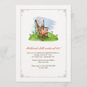 Rocking Chair Invitation