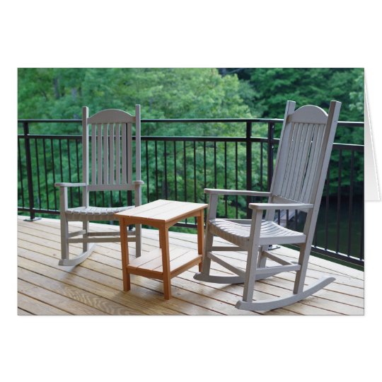 Rocking Chairs Retirement Card Zazzle.ca