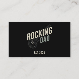 Rocking Dad Vintage Guitar Business Card