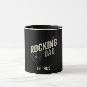 Rocking Dad Vintage Guitar Coffee Mug-Custom Mug