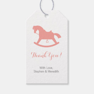 Rocking Horse Baby Shower Personalized Gift Tags