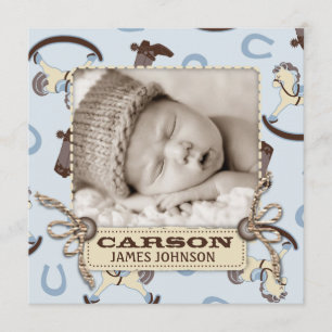 Rocking Horse Boy Announcement Square