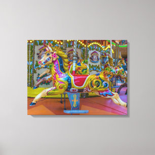 Rocking horse canvas print