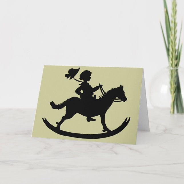Rocking horse card (Front)