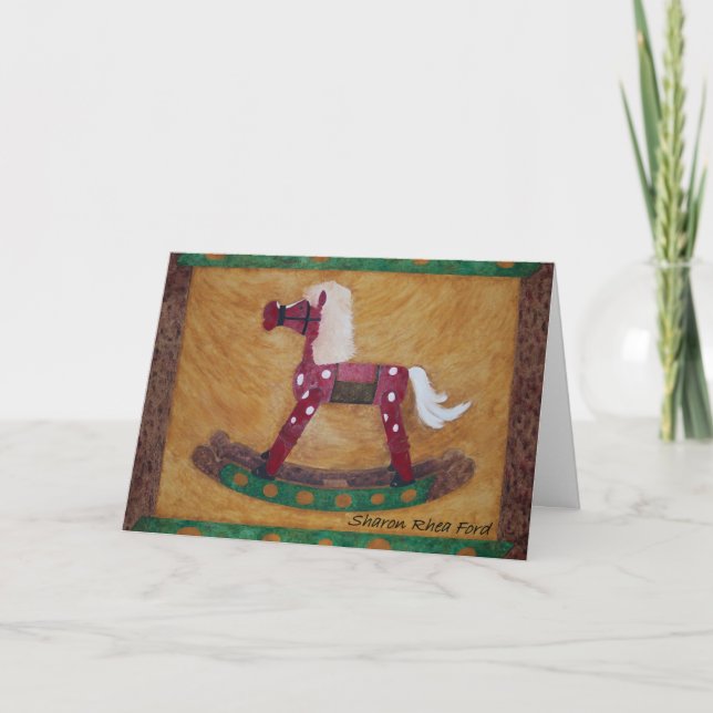 Rocking Horse Card by SRF (Front)